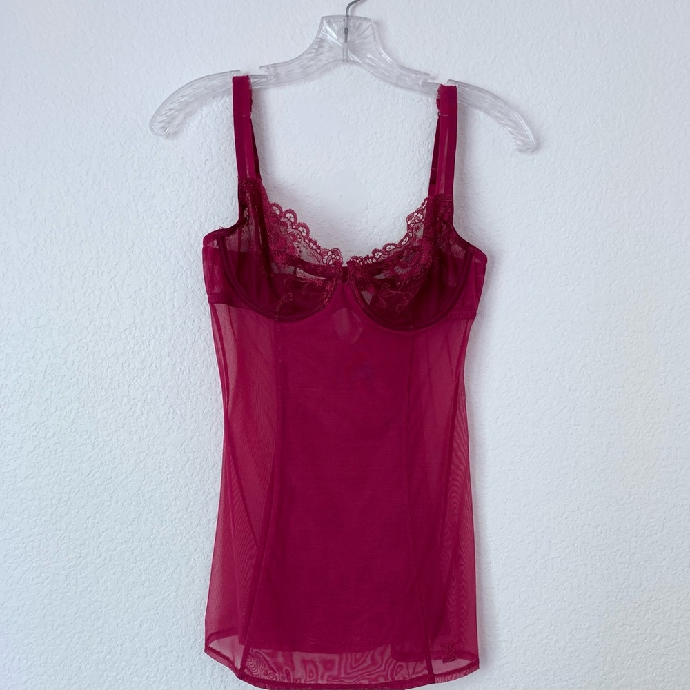 Victoria’s Secret Y2K Fuchsia Bra Camisole 36C